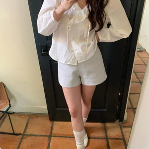 리에뜨 벨 트위드 팬츠