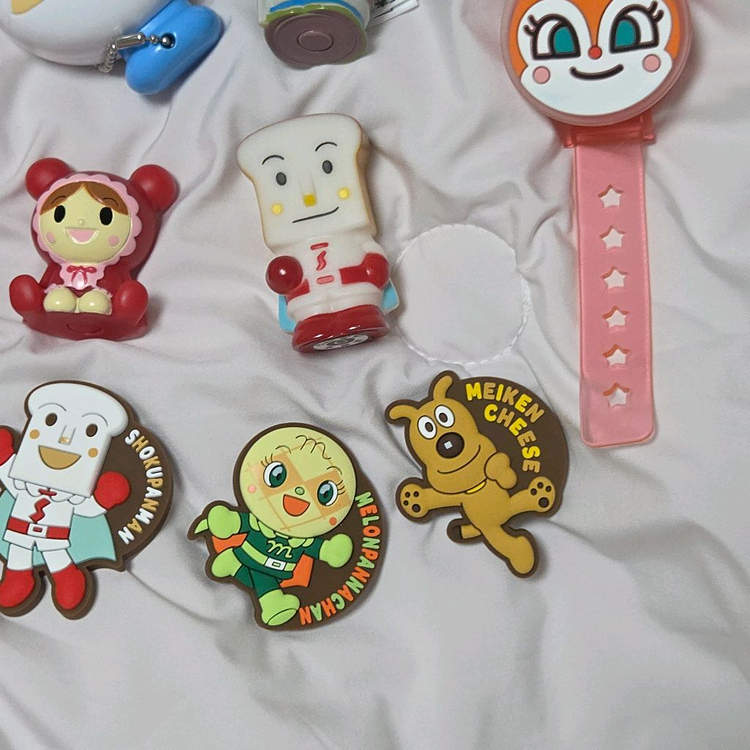 호빵맨 고전 피규어 가챠 메론빵맨 세균맨식빵맨베이비맨카 이미지