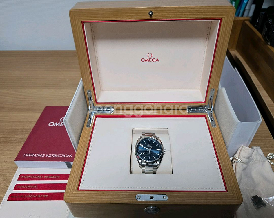 오메가 아쿠아테라 청판 41mm--0