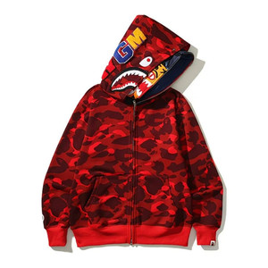 [BAPE 더블 샤크 후드집업]