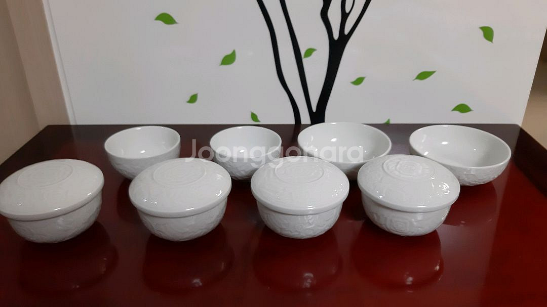 맥콜 굿즈 ( 레트로 맥콜 밥 국 그릇 컵 빈티지 )--0