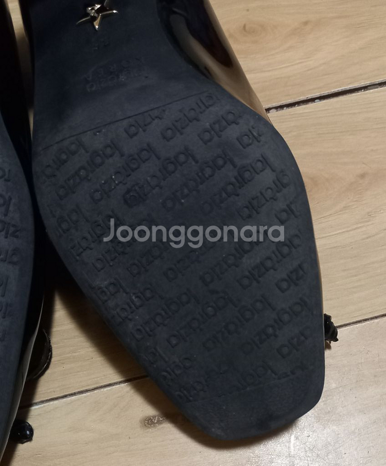 1+1) 라그라치아 천연소가죽 플랫슈즈 힐 225 굽--7