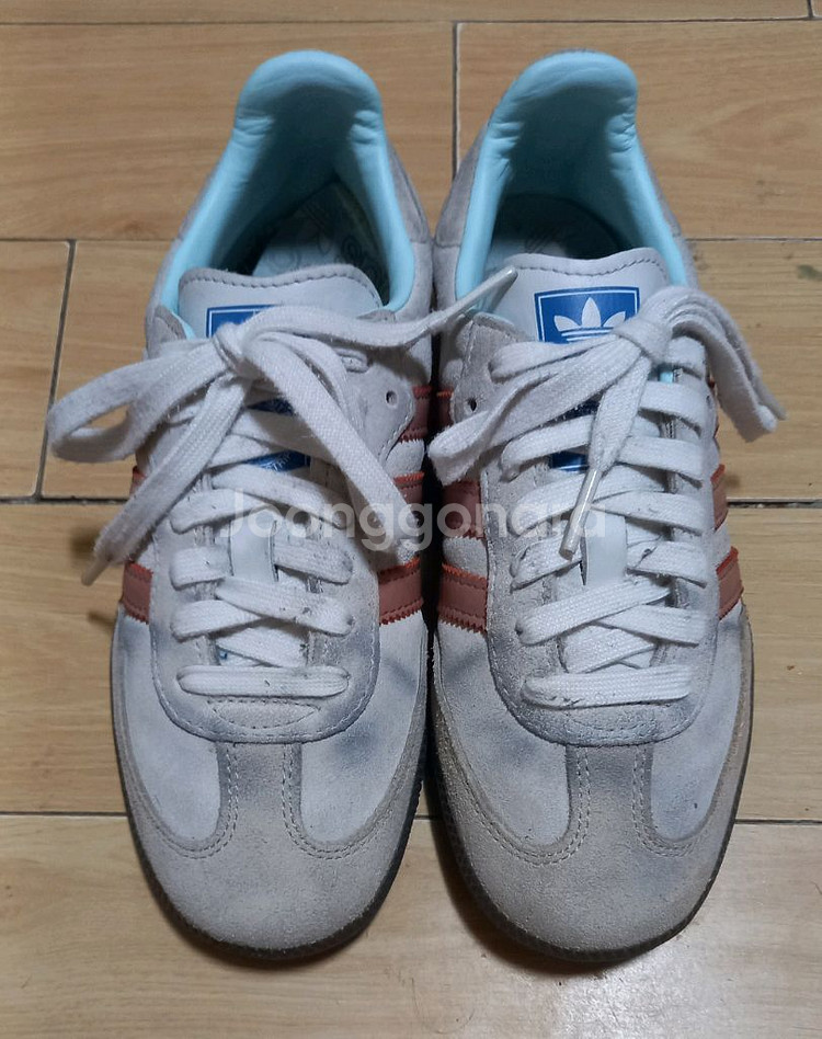 1+1) 라그라치아 천연소가죽 플랫슈즈 힐 225 굽--8