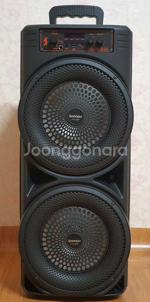 대형 블루투스 노래방 스피커 라디오 스피커 새제품 판매--2