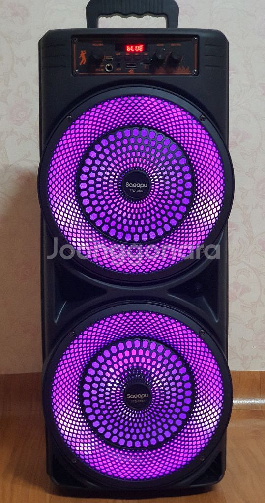 대형 블루투스 노래방 스피커 라디오 스피커 새제품 판매--1