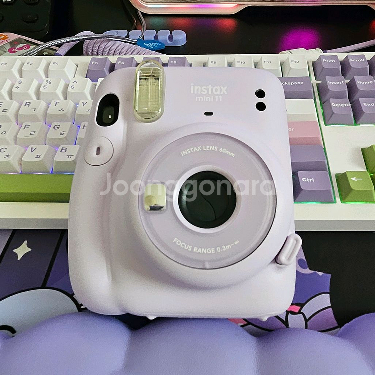 인스탁스 미니11 라일락 풀박스 + 필름7장--0