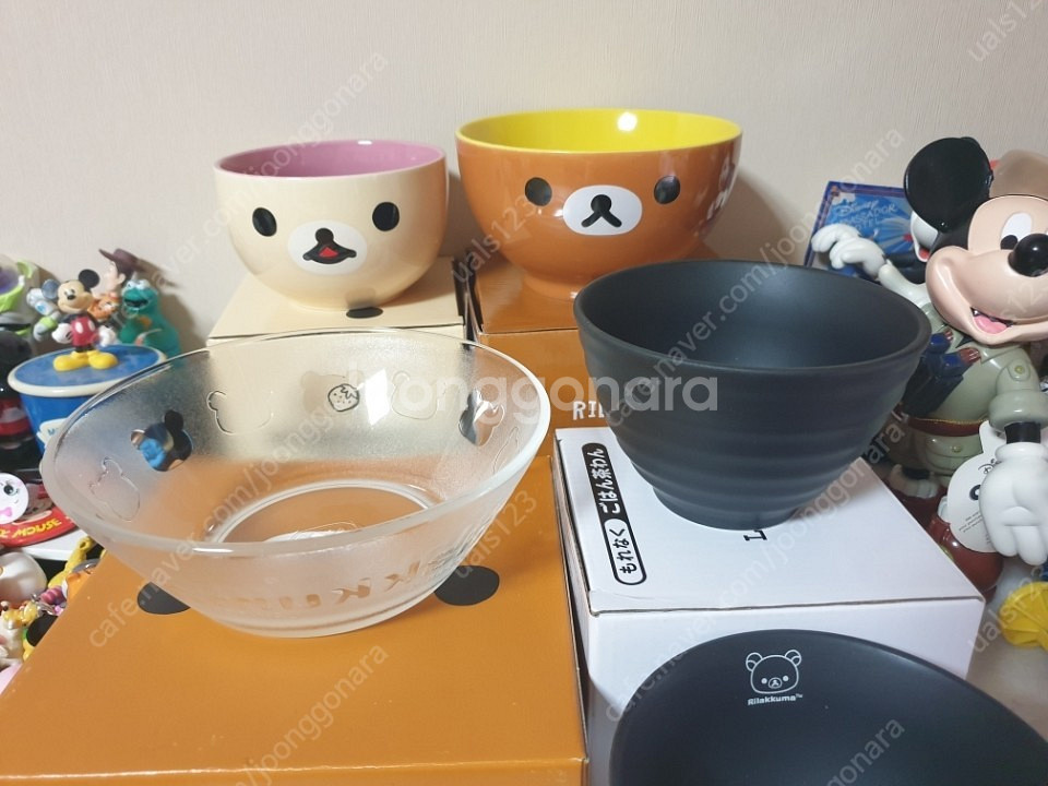 리락쿠마 접시 컵 그릇 식기 판매합니다--1