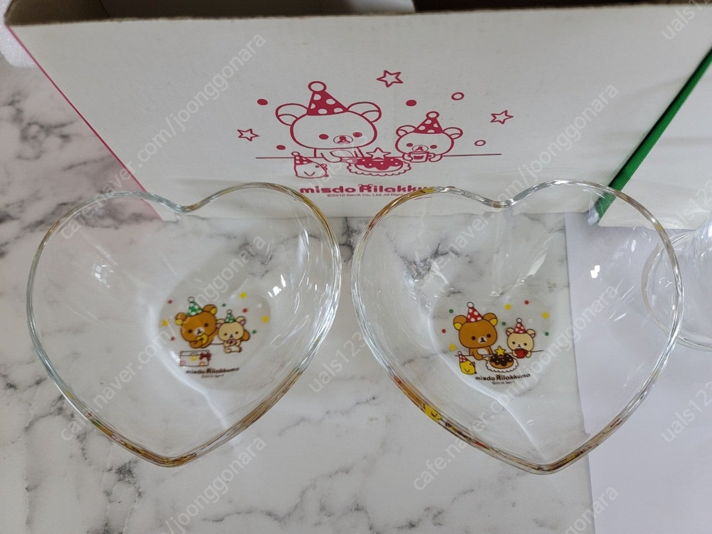 리락쿠마4 접시 컵 그릇 식기 판매합니다 이미지