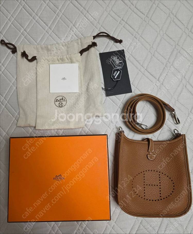 에르메스 에브린미니16 골드은장 팝니다--0