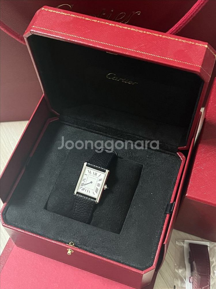 까르띠에 탱크 머스트 라지--0