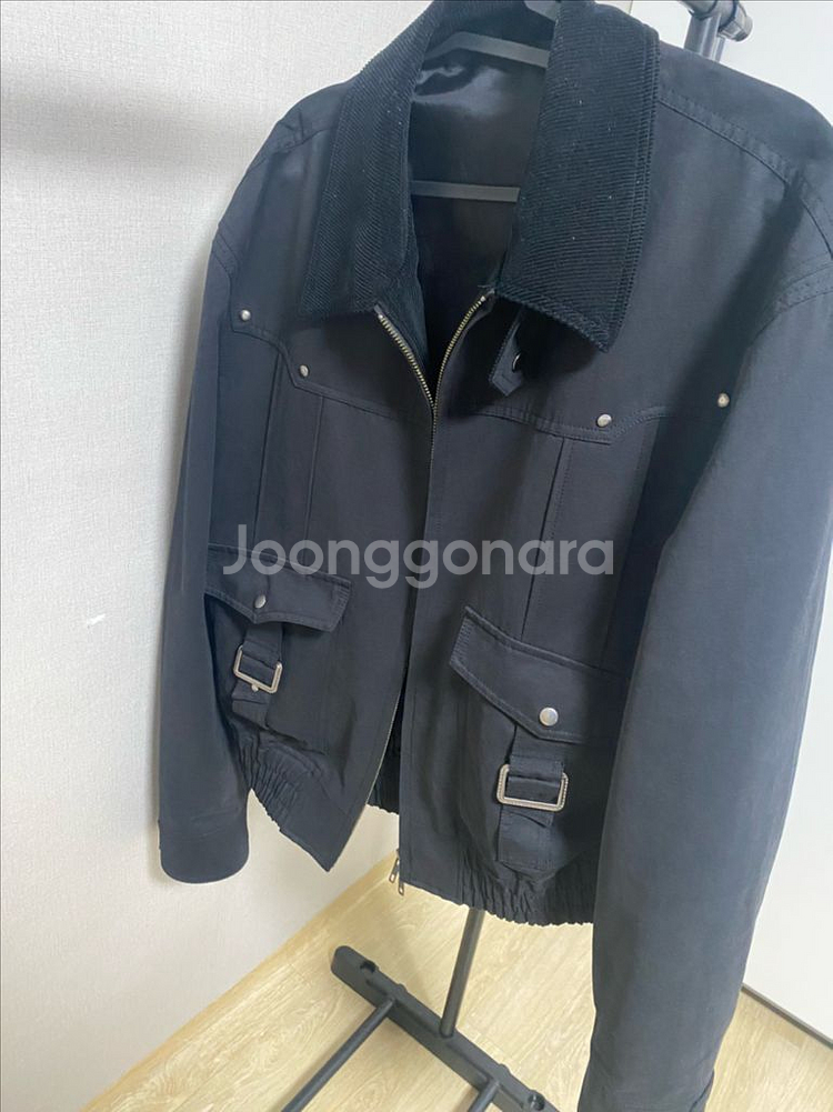 엘무드 자켓 엘무드 체스터 헌팅 블루종 자켓 블랙--2