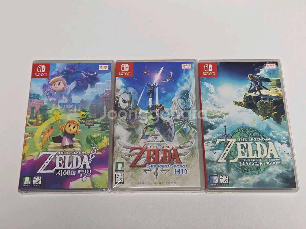 닌텐도 스위치 라이트 하이랄에디션 및 젤다 소프트--6