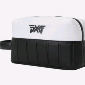 PXG 골프 파우치 새상품팝니다 블랙&화이트색상 손가방