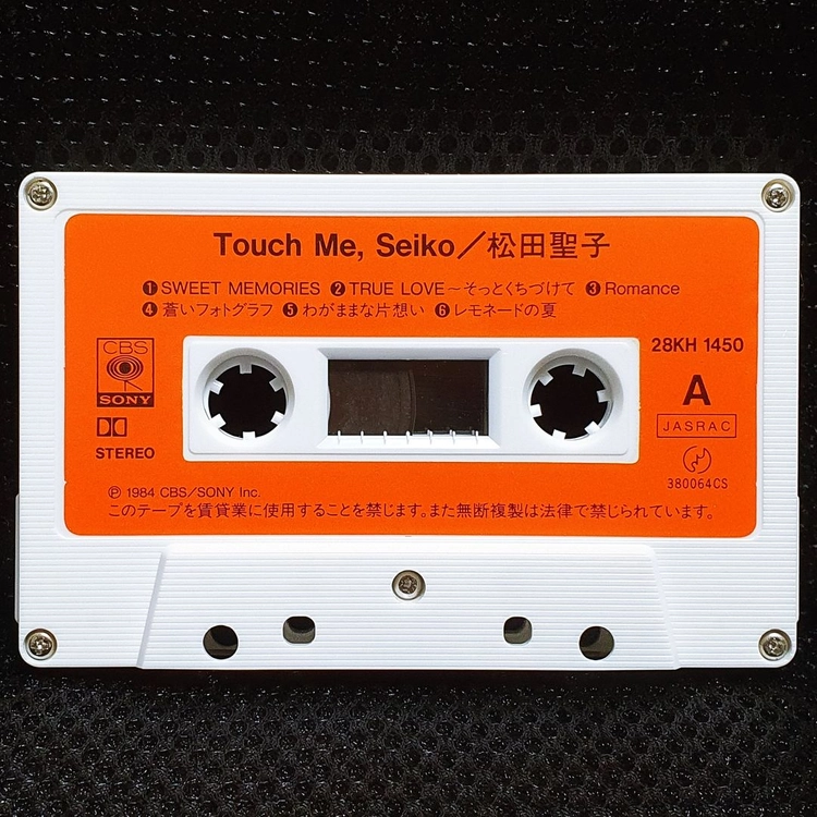 마츠다 세이코 Touch Me, Seiko 카세트 테이프 이미지