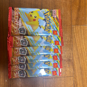 [포켓몬카드] 포켓몬 맥도날드 프로모 6팩 (미개봉)