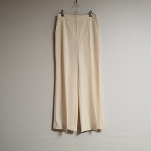 마인 mine 크림 와이드 슬랙스 팬츠 44 사이즈 정