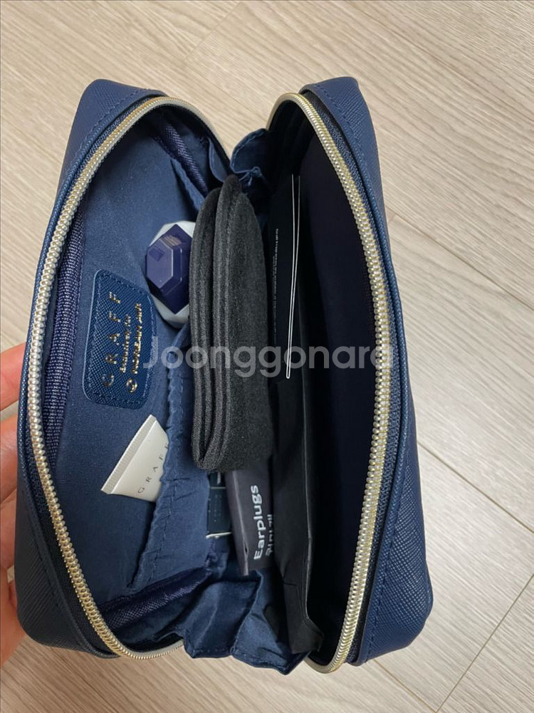 대한항공 프레스티지 그라프 어메니티 파우치 2셋트 일괄--2