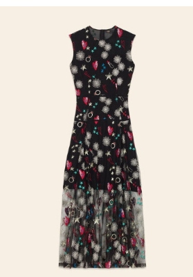 마쥬 maje 자슈 튤 롱 원피스 2 사이즈 새상품 정--1