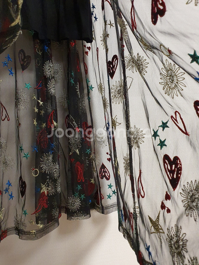 마쥬 maje 자슈 튤 롱 원피스 2 사이즈 새상품 정--6