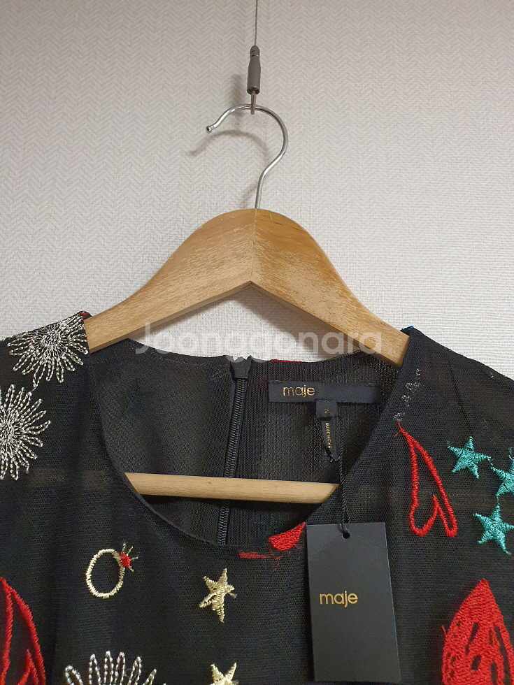 마쥬 maje 자슈 튤 롱 원피스 2 사이즈 새상품 정--4