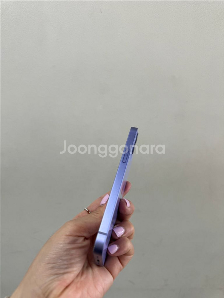 (부산중고폰) 아이폰12미니 퍼플 128기가 판매해요--2