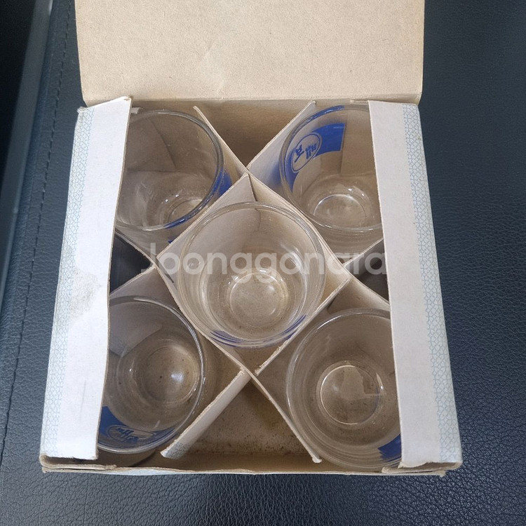 (미사용 옛날 소주잔)보배,진로,하이트.--1