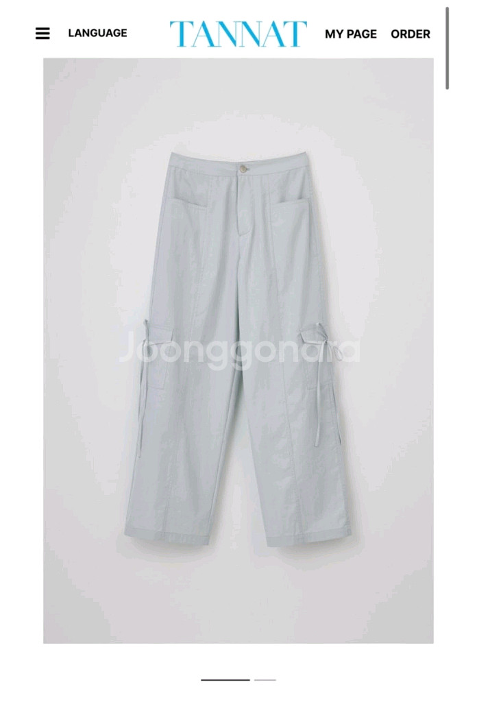 타낫 리본 카고 팬츠 M--0