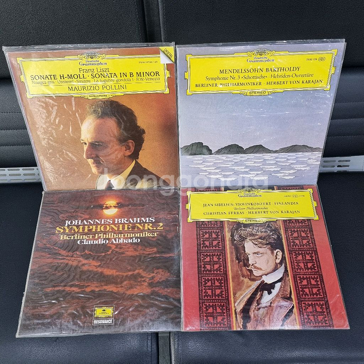 (클래식 미개봉)리스트,멘델스존,브람스 등 15장 LP--0