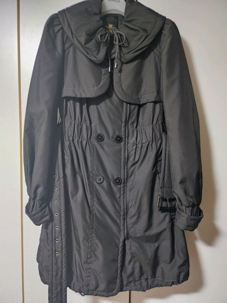 한섬 오즈세컨 트렌치코트 스타일 누빔패딩 타임 마인--3