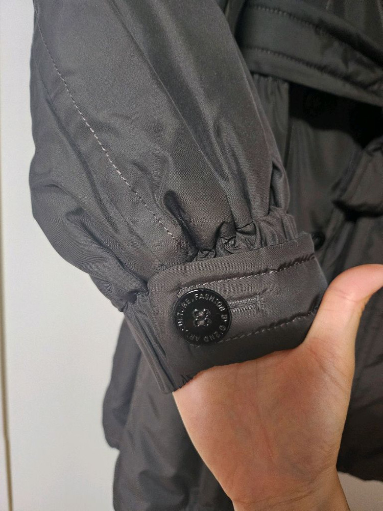 한섬 오즈세컨 트렌치코트 스타일 누빔패딩 타임 마인--7