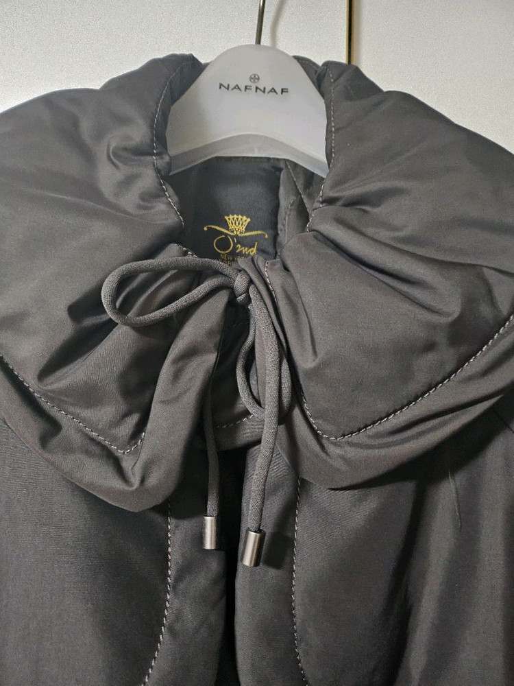 한섬 오즈세컨 트렌치코트 스타일 누빔패딩 타임 마인--5