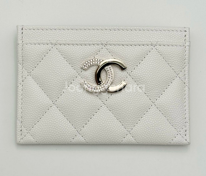 샤넬 카드홀더 새상품 화이트 백화점구매 오늘택포--0