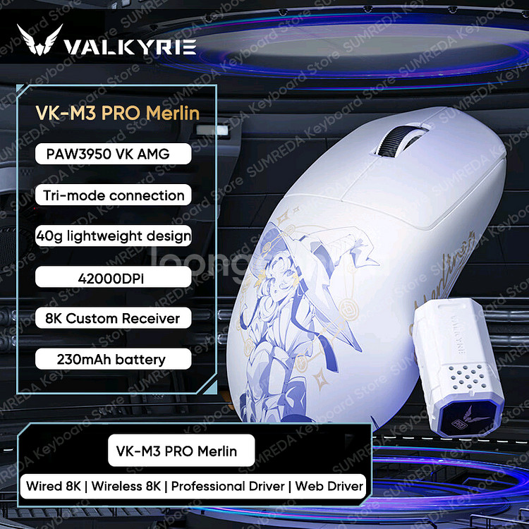 Valkyrie vk m3 pro merlin 마우스--2