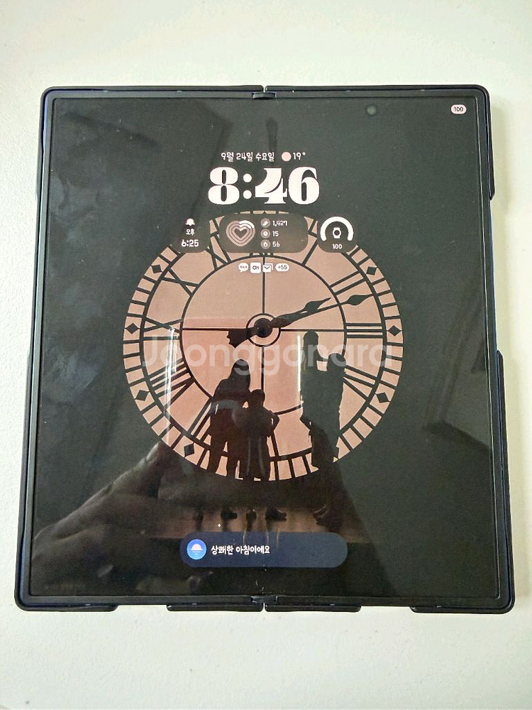 갤럭시폴드7 512 블루 자급제 팝니다--1