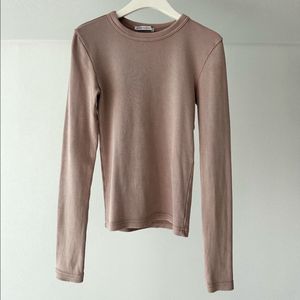 ZARA 골지티셔츠 S