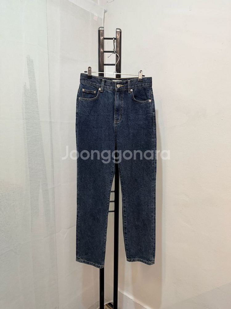 (1)헬베티카 청바지 워싱데님 진청데님 하이웨스트 36--0