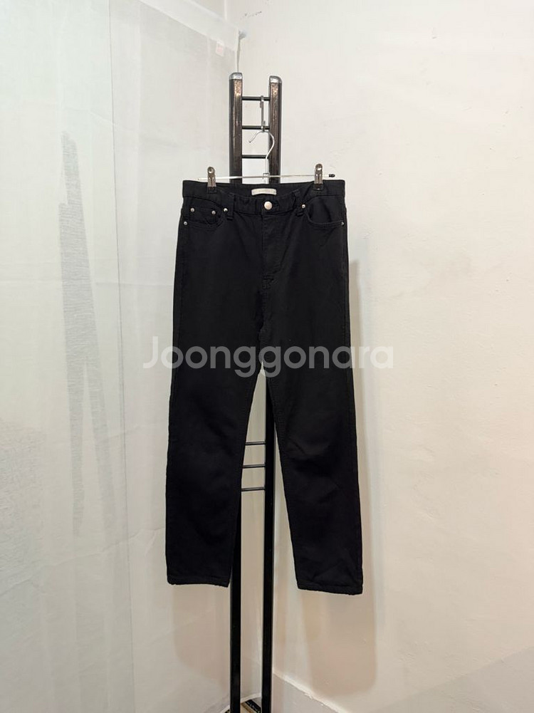 (L)그레이시크 블랙기모바지 스판바지 3653--0