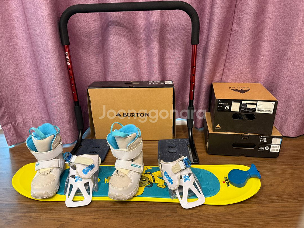 버튼 mini Grom 키즈스노우보드--0