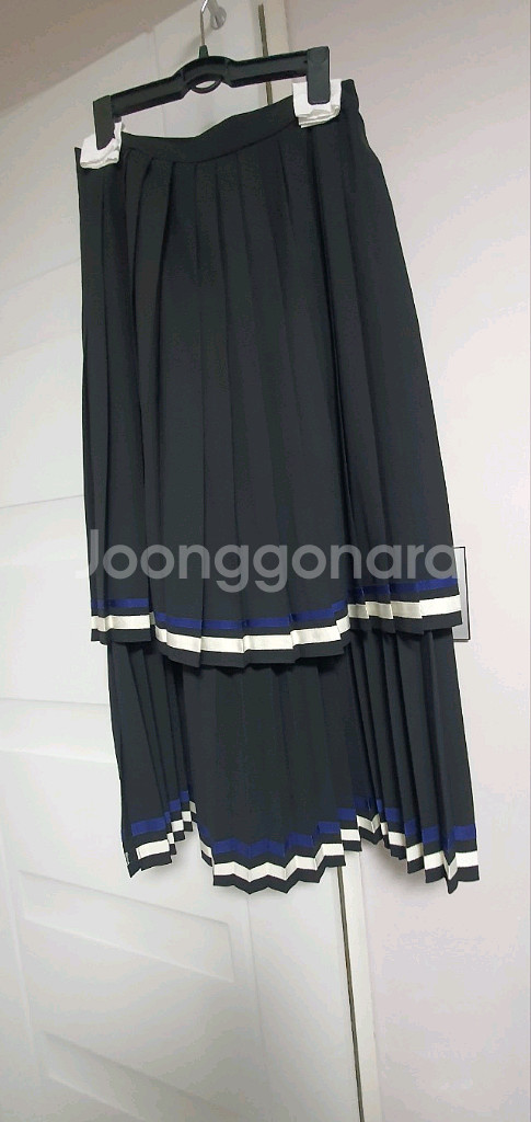 럭키슈에뜨- 컬러 플리츠 롱스커트 (36)--0