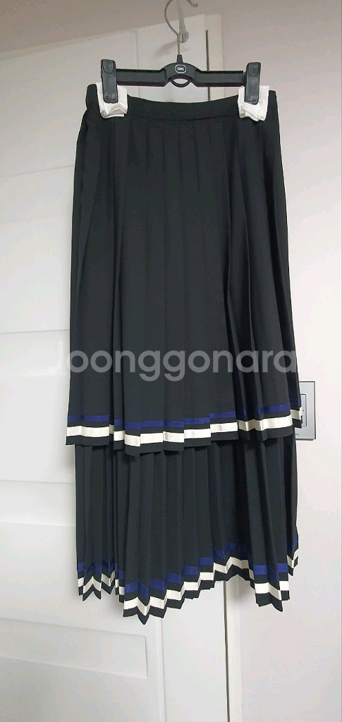 럭키슈에뜨- 컬러 플리츠 롱스커트 (36)--2