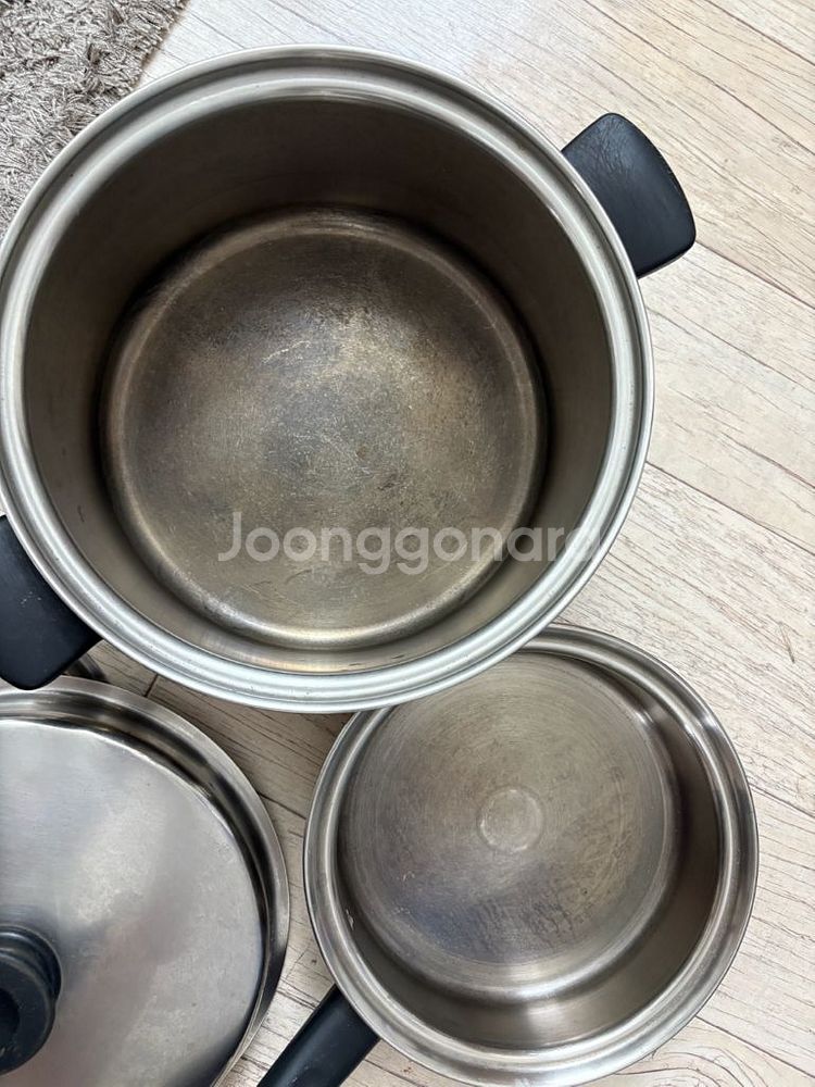 암웨이냄비 2개 곰솥--1