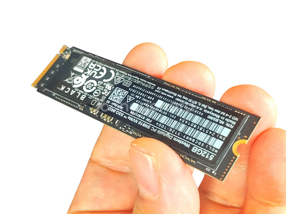 윈도우11 설치 WD BLACK SSD 512GB--4