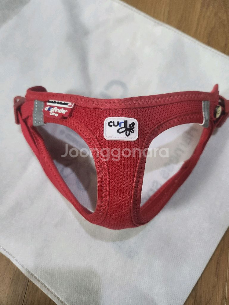큘리 하네스 2xs 레드--3