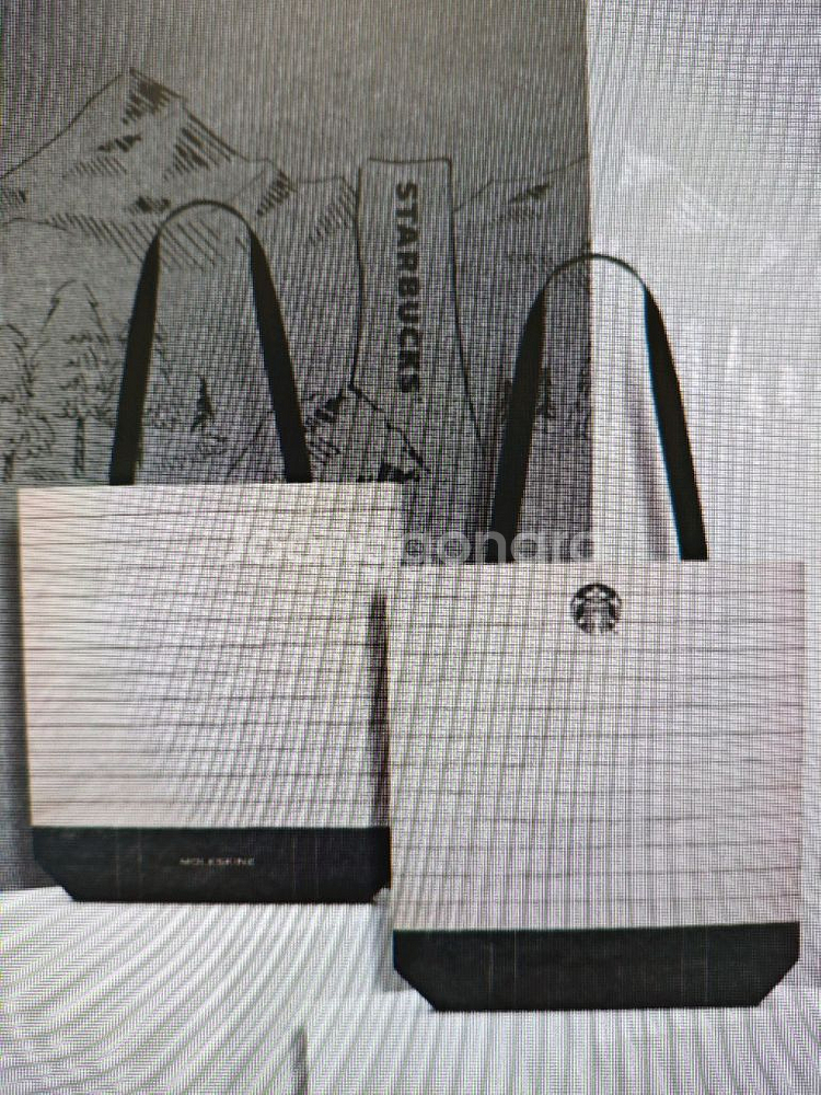스타벅스 x 몰스킨 사이렌 고 쇼퍼백 (새상품)--0