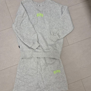 히로 블랭크 스웨트셔츠130/ 블랭크반바지 130세트