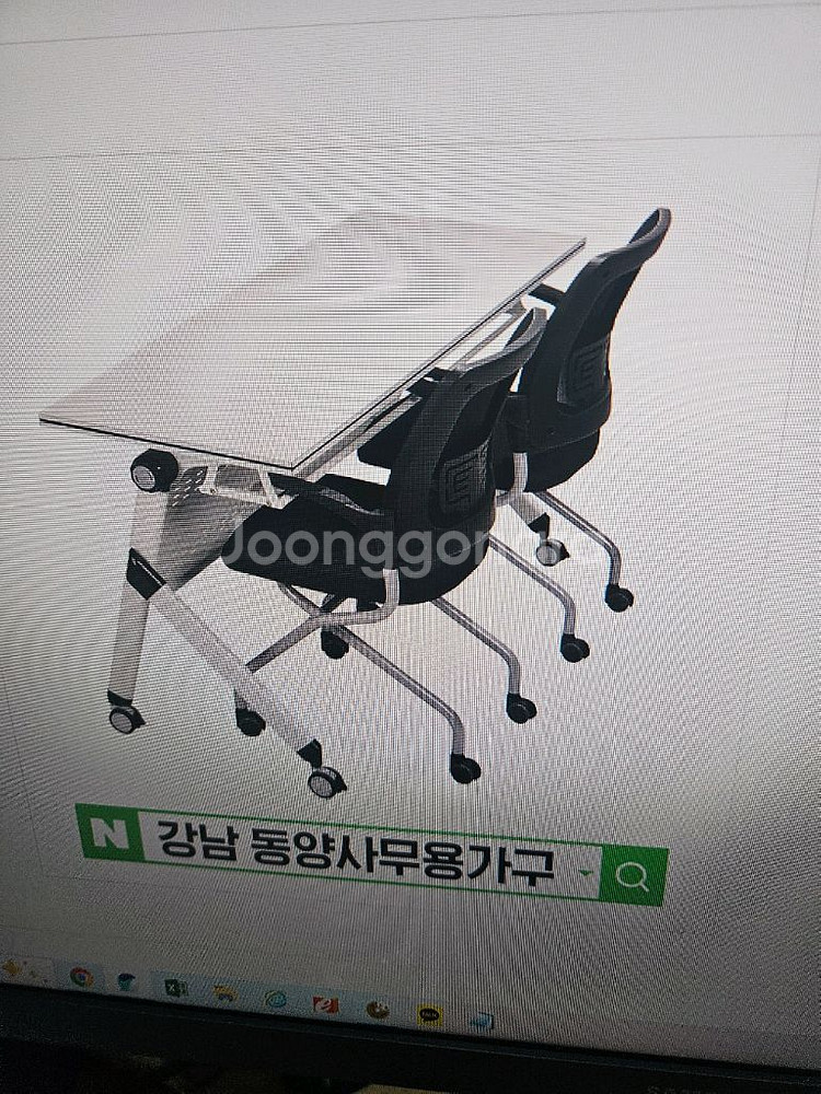 세미나테이블 강의실책상 화이트 신품 강남전시장--2
