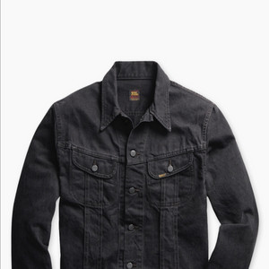 RRL 더블알엘 lot 261 트러커 데님자켓 블랙 S