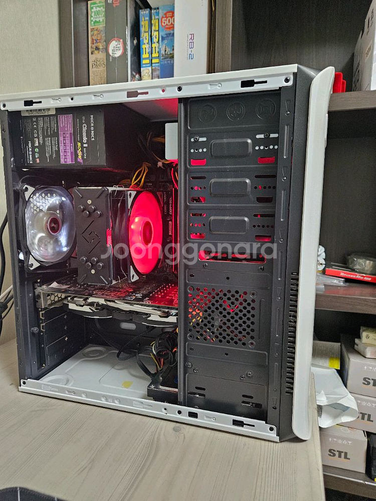 급처)라이젠3600 RX580 +24인치 풀셋 게임용--2