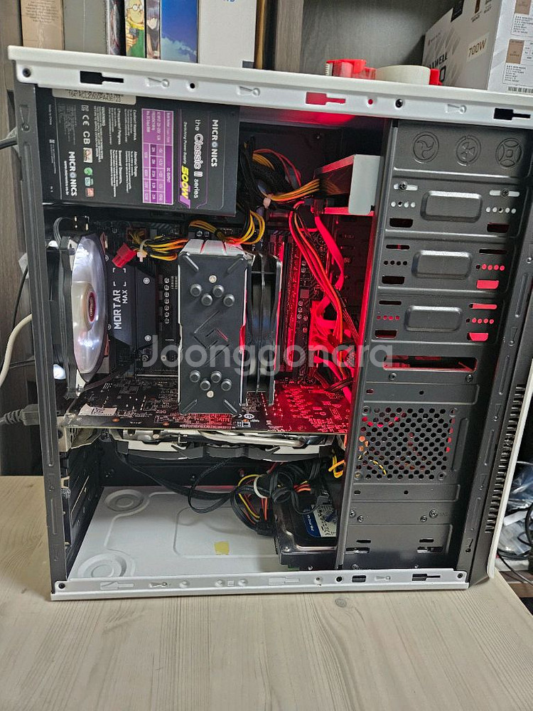 급처)라이젠3600 RX580 +24인치 풀셋 게임용--3