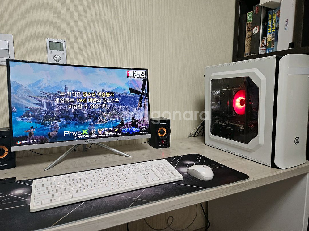 급처)라이젠3600 RX580 +24인치 풀셋 게임용--4